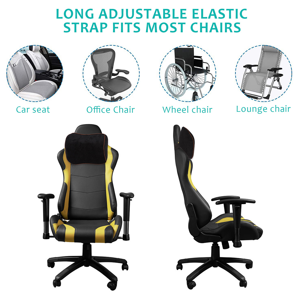 Back & Lumbar Support Cushion for Office & Home